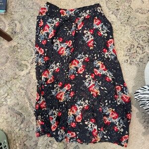 Zara Floral Wrap Skirt | Size S